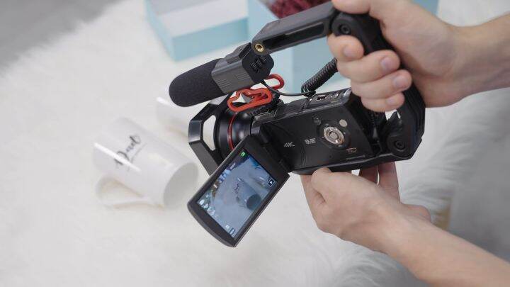 ORDRO Video Camera Camcorder 4K AC5 Camera With 12X Optical Zoom Vlog