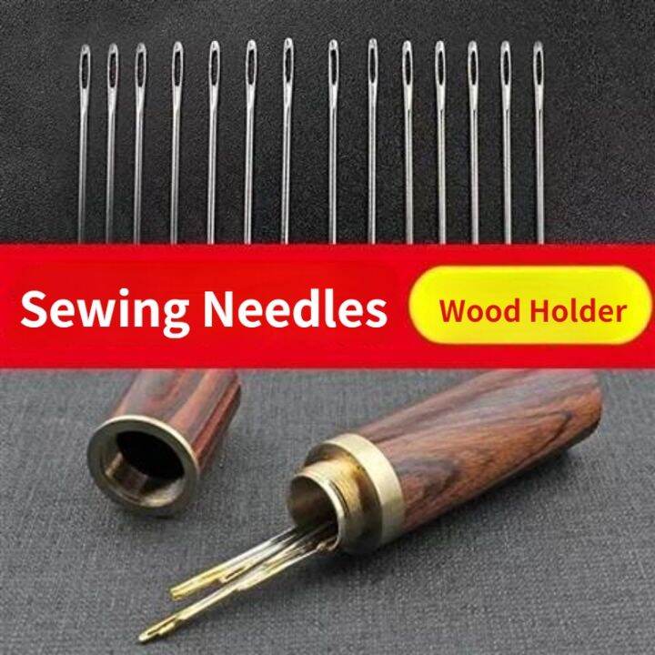 24PCS Set Large Eye Needles Hand Sewing Needles Elderly Needles