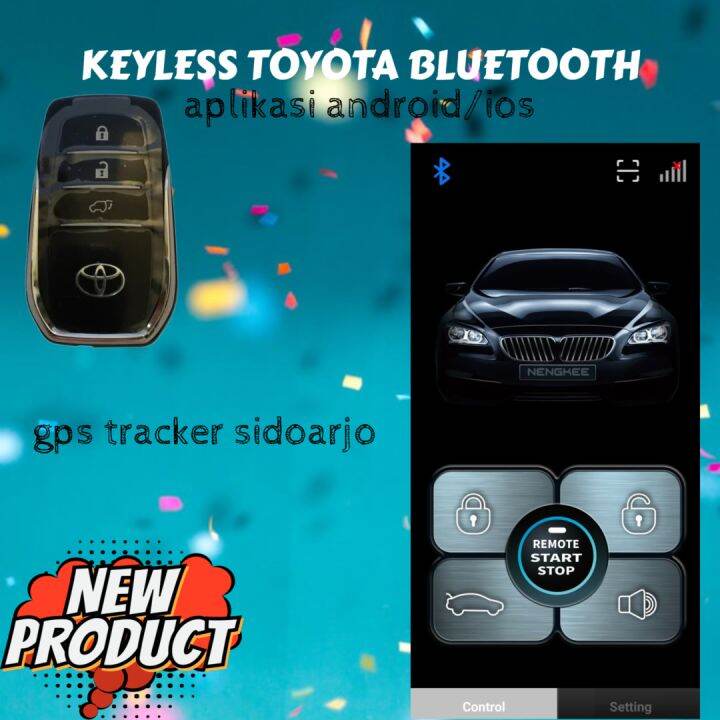 keyless PKE android bluetooth TOYOTA remote control engin start stop