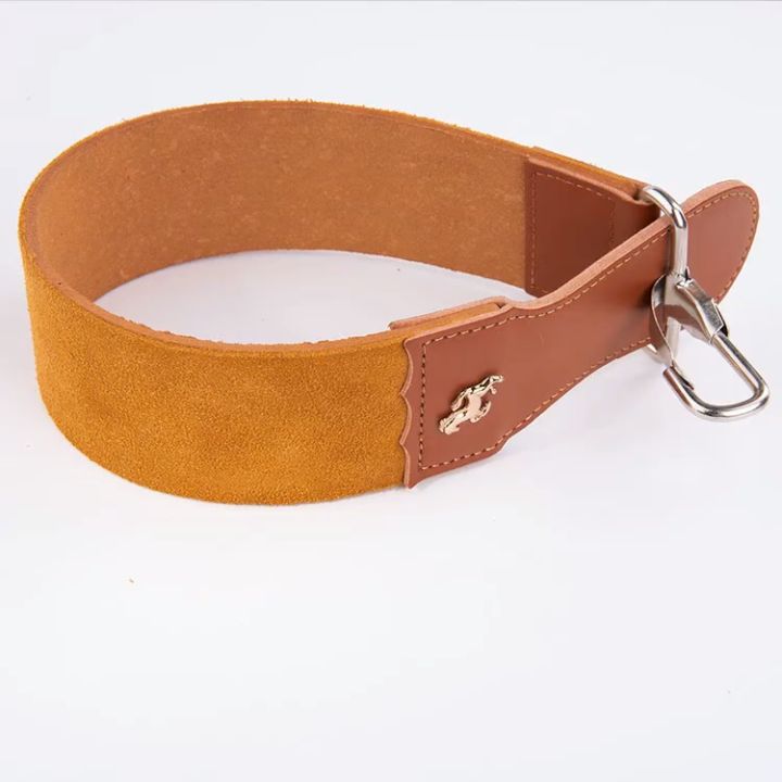 Knives Sharpening Belt Genuine Leather Strop Strap Barber Straight