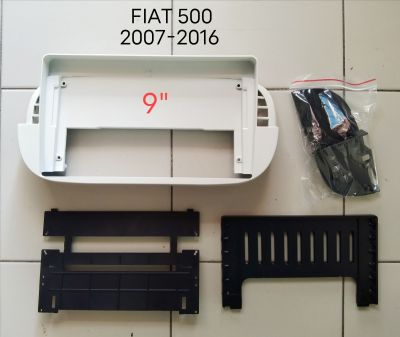 หน้ากากวิทยุ FIAT 500 ปี 2007-2016 สำหรับเปลี่ยนจอ android9" (FI-056N)