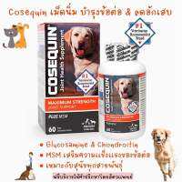 พร้อมส่ง Cosequin Maximum Strength Joint อาหารเสริม + MSM + Glucosamine + Chrondroitin สำหรับสุนัขทุกขนาด ? 60 เม็ด