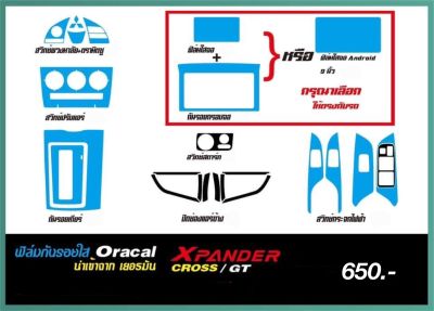 ฟิล์มใสกันรอยภายใน Mitsubishi Xpander