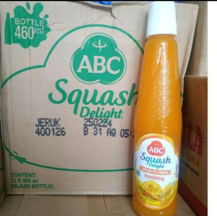 1 Dus Isi 12 Botol Sirup Abc Squash Delight Orson Jeruk Lazada Indonesia