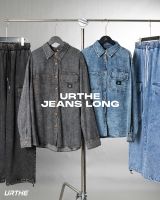 URTHE - ชุดยีนส์เซ็ต แขนยาว OVERSIZE รุ่น URTHE JEANS LONG