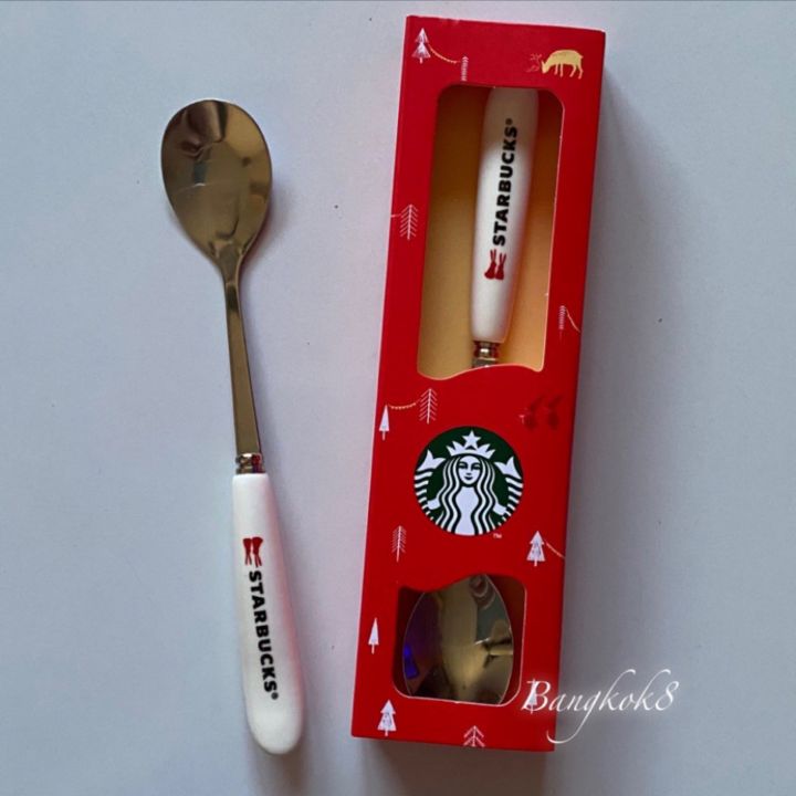 Starbucks ช้อนกาแฟแสตนเลส🥄แท้💯