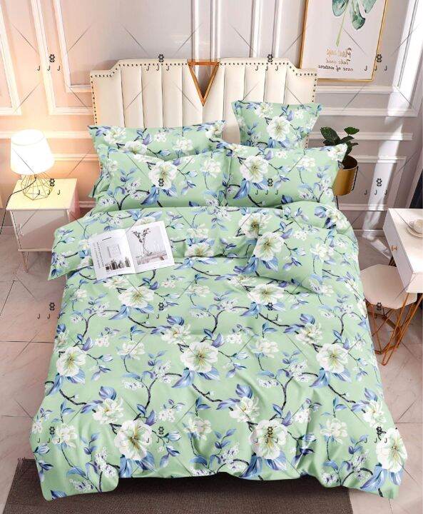 3 in 1 Canadian Bedsheet with 2 pillow case ( Queen size) Lazada PH