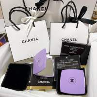 CHANEL LIMITS EDITION MIROIR DOUBLE FACETTES กระจกพกพา สีม่วงพาสเทล ป้าย สคบ ไทย