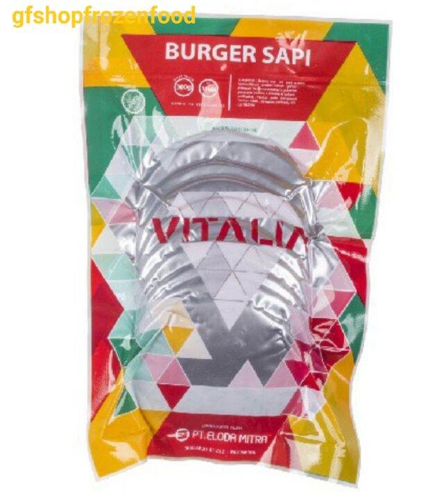 Vitalia Beef Burger Sapi Isi 10 / Frozen Food | Lazada Indonesia