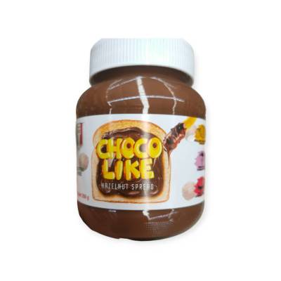 Choco like Hazelnut Cocoa Spread  350g.สำหรับทาขนมปังรสเฮเซลนัทบดผสมโกโก้ 350กรัม