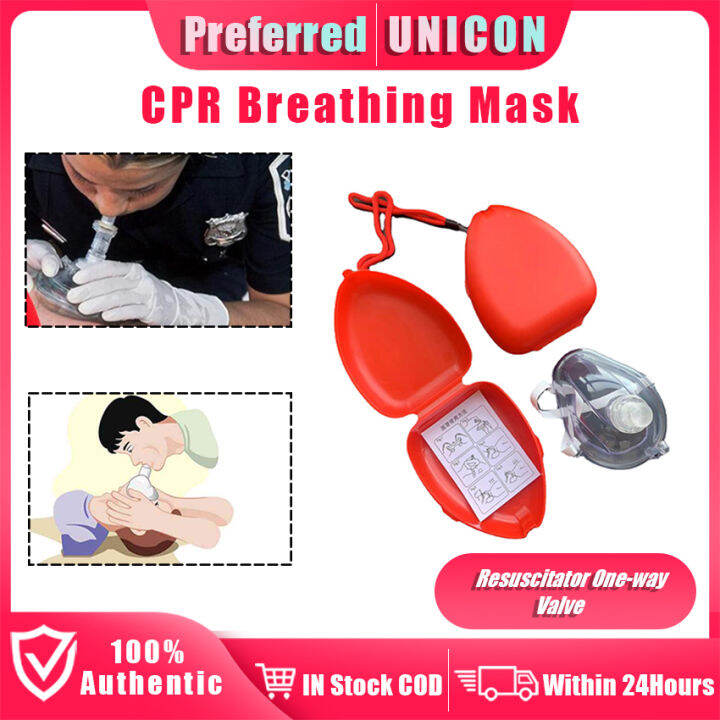 Artificial respiration oneway breathing valve mask ABS CPR Emergency