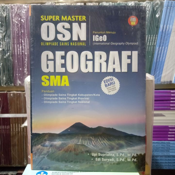 Buku SUPER MASTER OSN OLIMPIADE SAINS NASIONAL GEOGRAFI SMA TERBARU ...