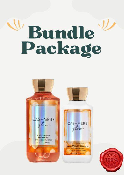 Cashmere Glow Lotion and shower gel Lazada PH