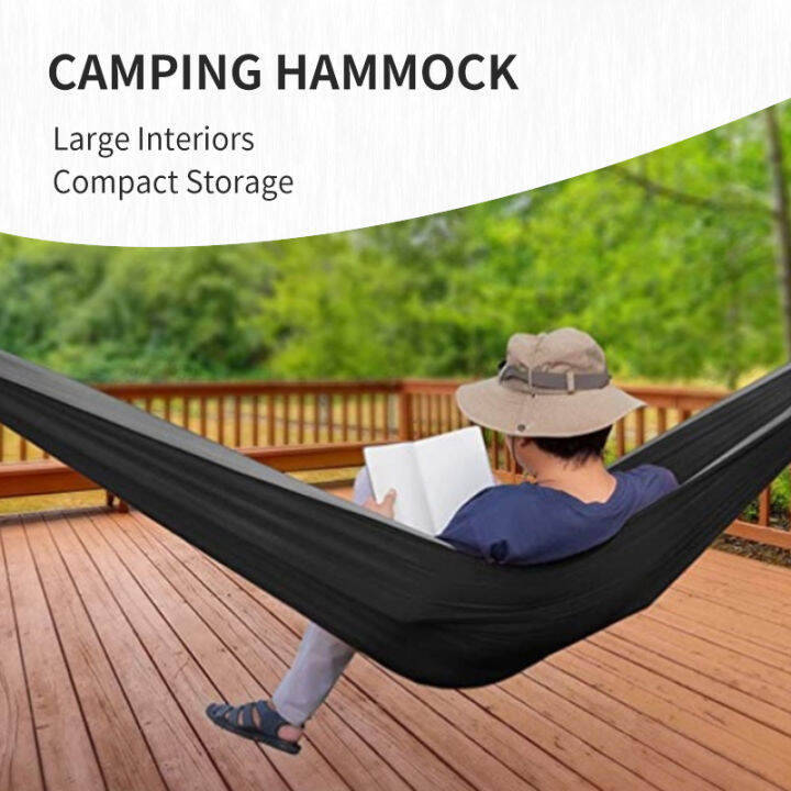 Camping Hiking Hammock Duyan Double Outdoor Foldable Hammock Travel