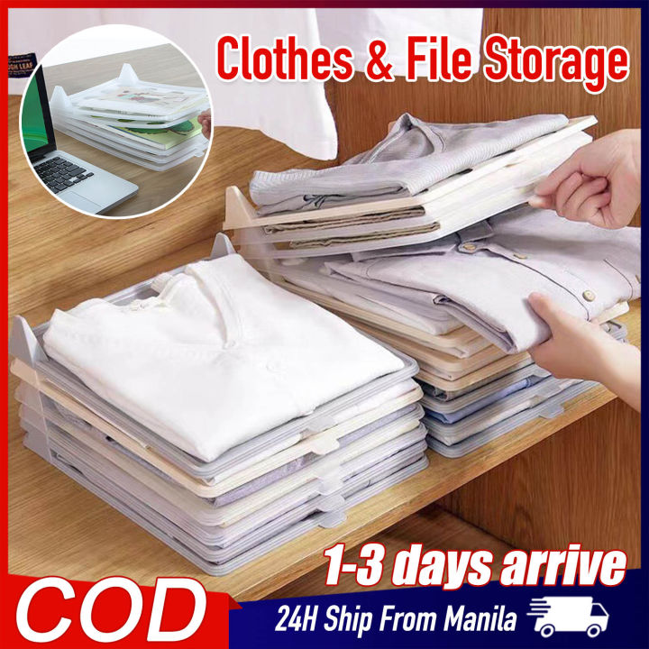 10pcs Shirt Organizer T Shirt Folder Board Clothing Lazy Folding