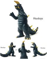 Godzilla Model โมเดลก็อตซิลล่า ตัวใหญ่ สีน้ำเงิน-เหลือง