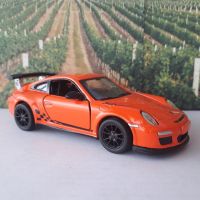 รถโมเดล รถเหล็ก รถสปอร์ต 2010 Porsche 911 GT3 สเกล 1:36 กว้าง 5 cm ยาว 13 cm สวยใหม่