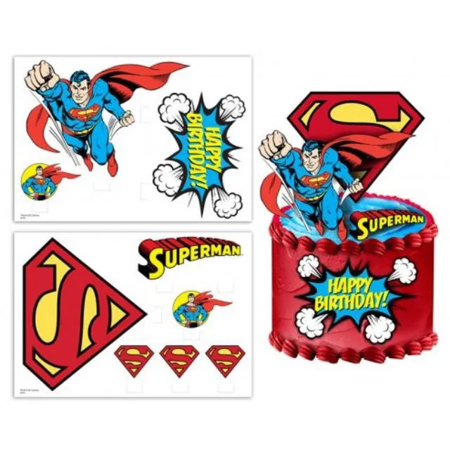 Superman cake topper set | Lazada PH
