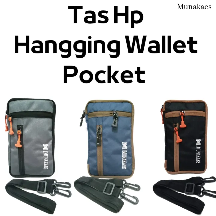 Tas selempang Tas Hanging Wallet Tas Pocket Hp Tas Kartu untuk cowok