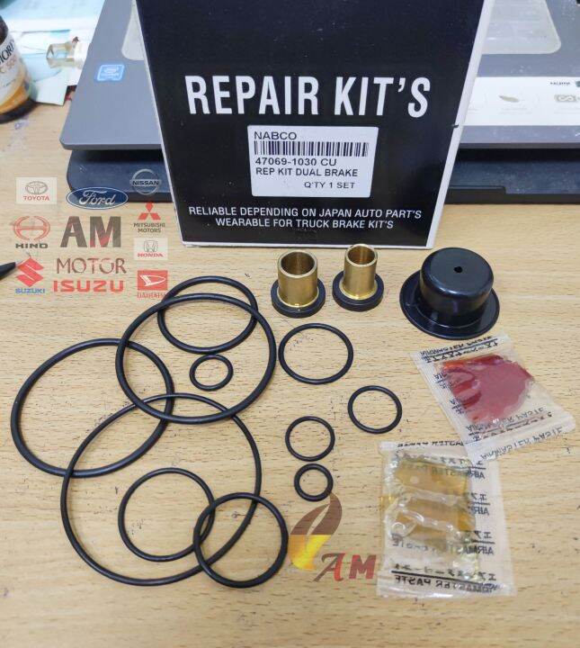 REPAIR KIT PEDAL REM BRAKE VALVE TRUCK TRUK HINO LOHAN JO8C J08C