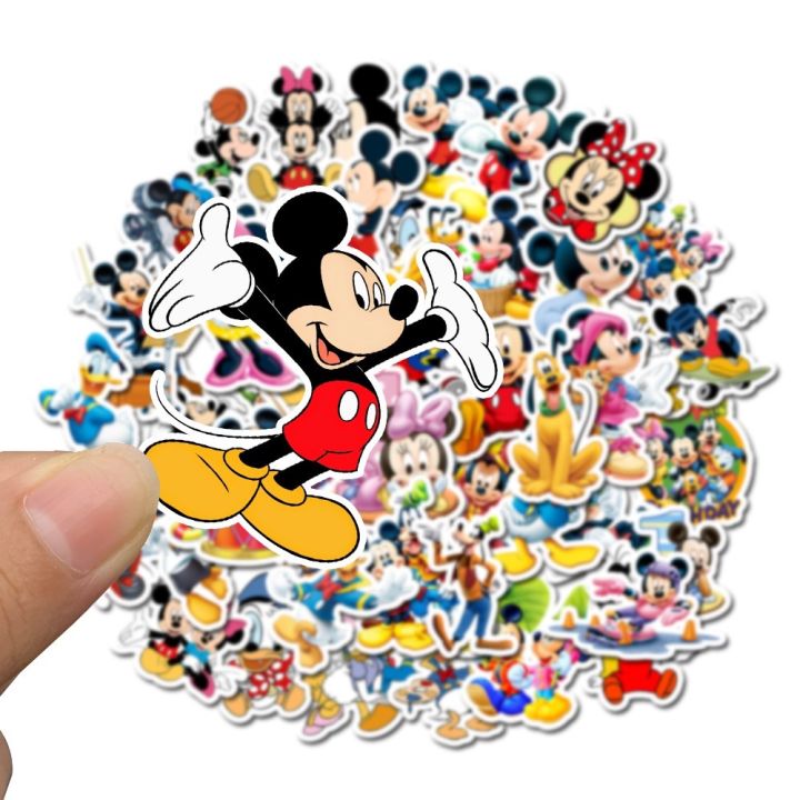 sticker-สติ๊กเกอร์-mickey-mouse-h-177-มิกกี้-เมาส์-50ชิ้น-มิกกี้เมาส์-มิค-กี้-เม้า-มินนี่-disney-ดิสนีย์-mickey-ตุ๊กตา