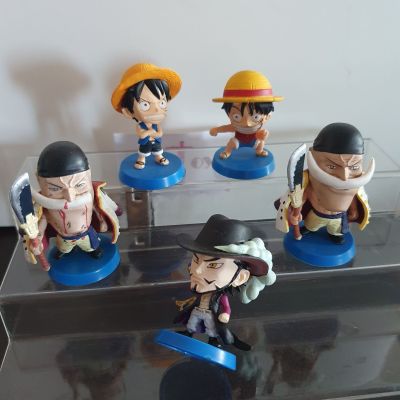 ญี่ปุ่นแท้100%  WCF One Piece  ฟิกเกอร์ ฐานน้ำเงิน ขนาด 5cm