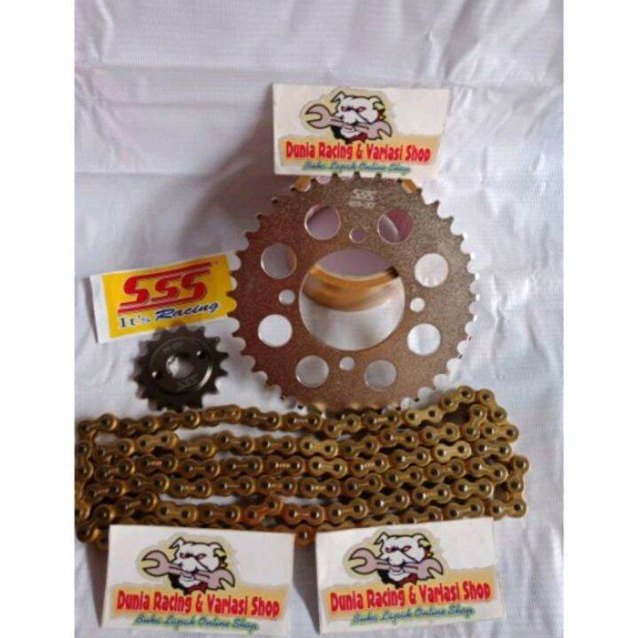 Gear Set Sss Gir Set Sss 428 Karisma Supra 125 Supra Fit New Revo