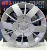 Wheel Cover ฝาครอบกระทะล้อ ขอบ 14 นิ้ว ลาย 5067 สีบรอนซ์(1 ชุด มี 4 ฝา) พร้อมห่วงถ่างขาฝาครอบล้อ 4 วง