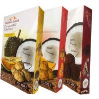 Golden Land Coconut ballมะพร้าวอบกรอบเคลือบช็อกโกแลต  ทุเรียน มะม่วง มี3รส