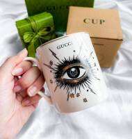 แก้ว Star eye mug ปั๊มโลหะทองรอบใบ สวยมากคะ