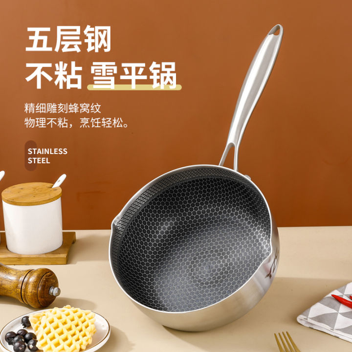 Nonstick Saucepan, Stainless Steel Yukihira Pan, Small Sauce Pot