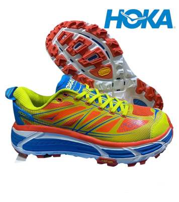 Hoka One One Matafe Speed 2 Trail Running Shoes (size37-45) Yellow Orange รองเท้าวิ่งผู้ชาย รองเท้าวิ่งผู้หญิง