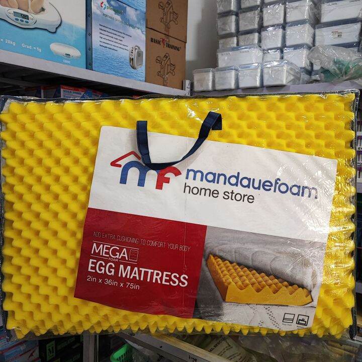 EGG MATTRESS 2in x 36in x 75in MANDAUE FOAM MEGA FOAM Lazada PH