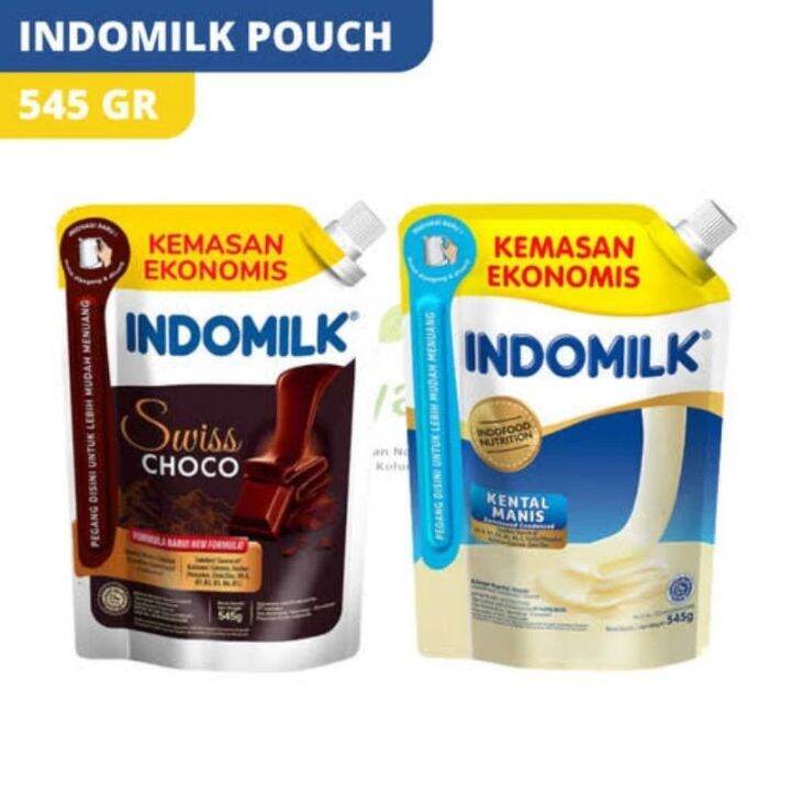 Susu Kental Manis Indomilk Kemasan Pouch 545gr Frisian Flag 260gr Susu