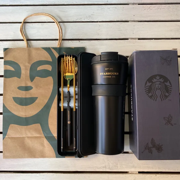TheSirenPH Starbucks Tumbler with Straw Built-in Straw Tumbler