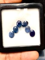 Blue sapphire 1.86cts 8x6mm oval shape 1pc 100% natural gemstone บลูแซฟไฟร์ 1.86cts 8x6mm รูปไข่ พลอยธรรมชาติ 100%