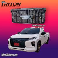 กระจังหน้า mitsubishi triton l200  (สีดำเงา)