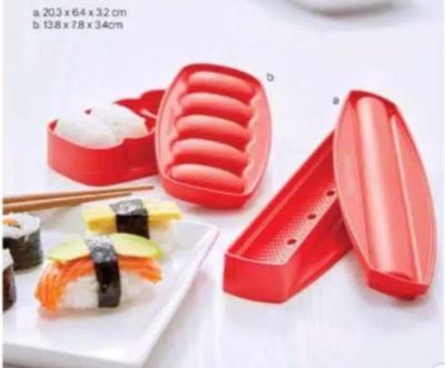 Tupperware sushi maker set orange