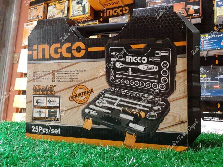 Ingco Socket Wrench Set ½ Drive (HKTS12251) Lazada PH