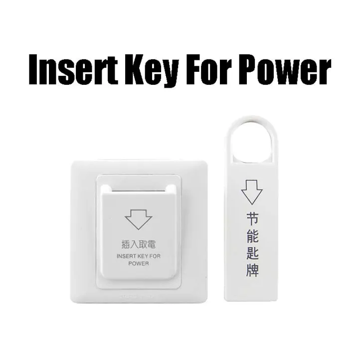 Card Power Switch Key Home On Off Switch Hotel Indoor Fireproof Smart Insert Lazada PH