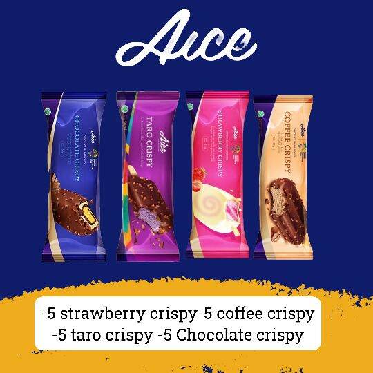 Aice ice cream paket crispy isi 20 pcs Lazada Indonesia