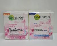 GARNIGR SAKURA WHITE การ์นิเย่ ซากุระ ไวท์ เซรั่ม เดย์ครีม , ไนท์ครีม