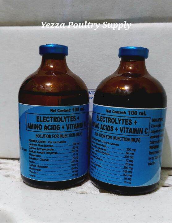 ELECTROLYTES+AMINO ACIDS +VITAMIN C 100ML Lazada PH