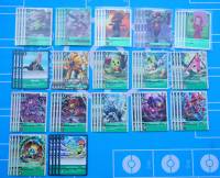 Digimon Card Game BT14 Blast Ace Complete Set CUR+SR เขียว