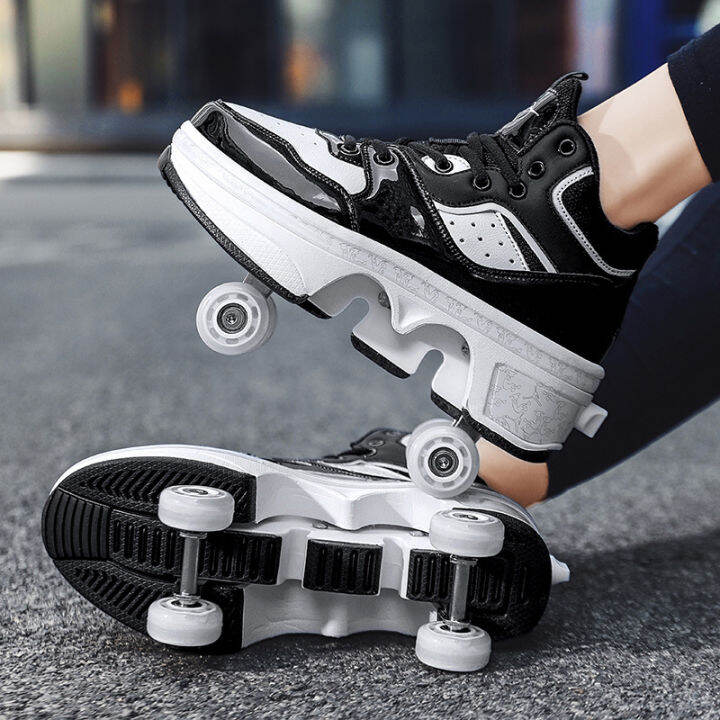 Factory Cross-Border Four-Wheel Heelys Children's Luminous Rollerskate ...