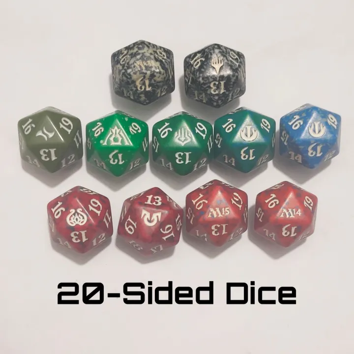 baseball card game with 20 sided dice