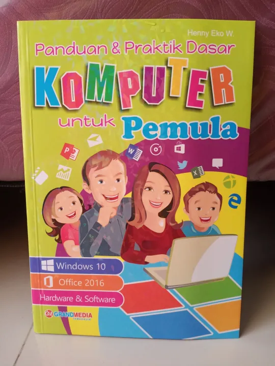 Buku Panduan & Praktis Dasar Komputer Untuk Pemula (24×16 Cm) | Lazada ...