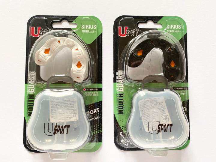 U Sport Sirius Sports Mouth Guard Boil and Bite with Clear Case Adult Size Lazada PH