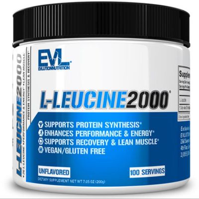 Evlutionnuition​ L-Leucine2000​ (Unflavored​ 100servings)​