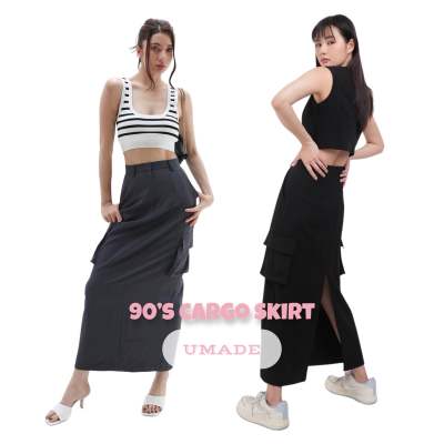 90’s Cargo long skirt